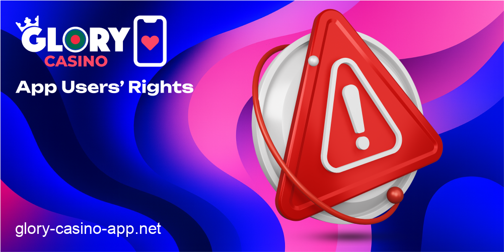 Glory Casino user rights policy