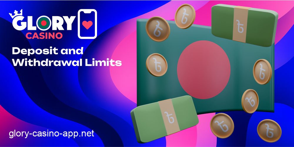 Glory Casino payment limits details
