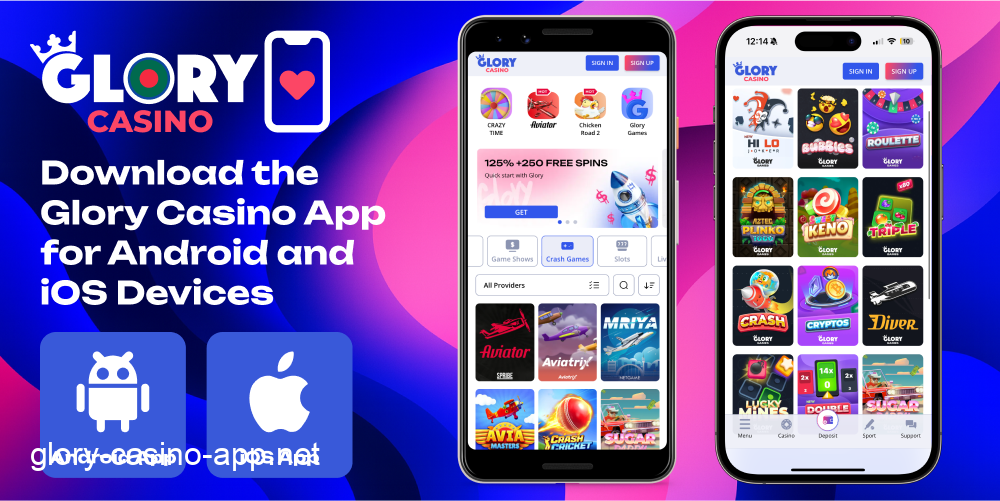 Glory Casino app download Android iOS