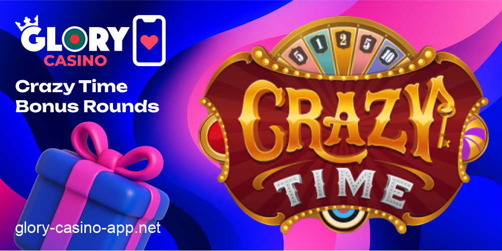 Glory Casino Crazy Time bonuses