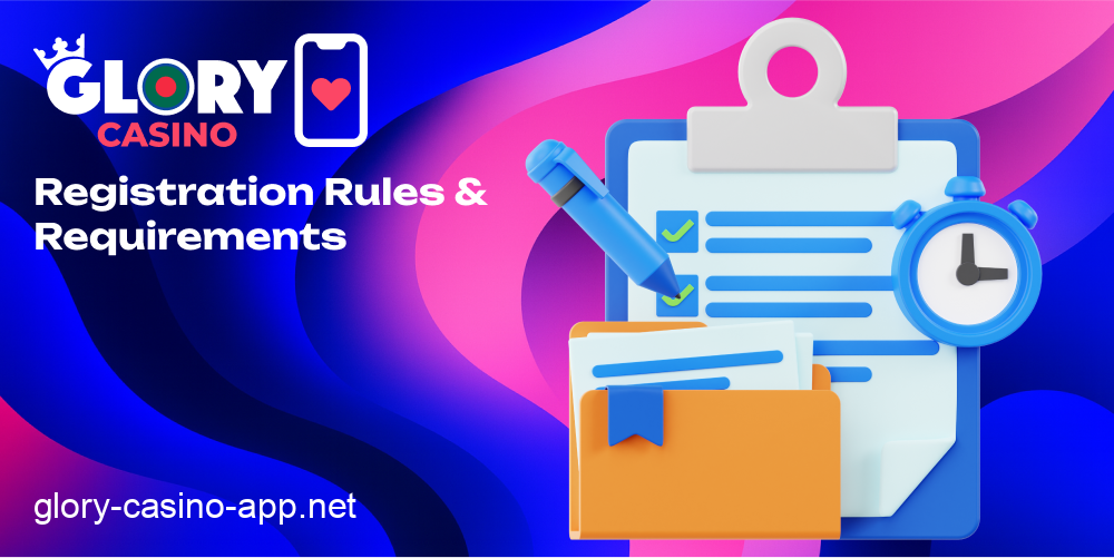 Glory Casino registration rules Bangladesh